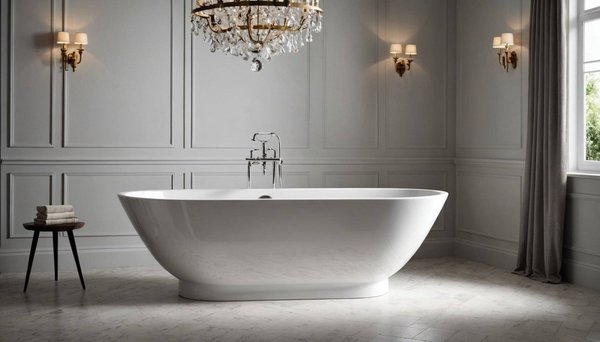 Baignoire ilot 170, thalassor : l'élégance au cœur de votre salle de bain